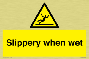 slippery when wet